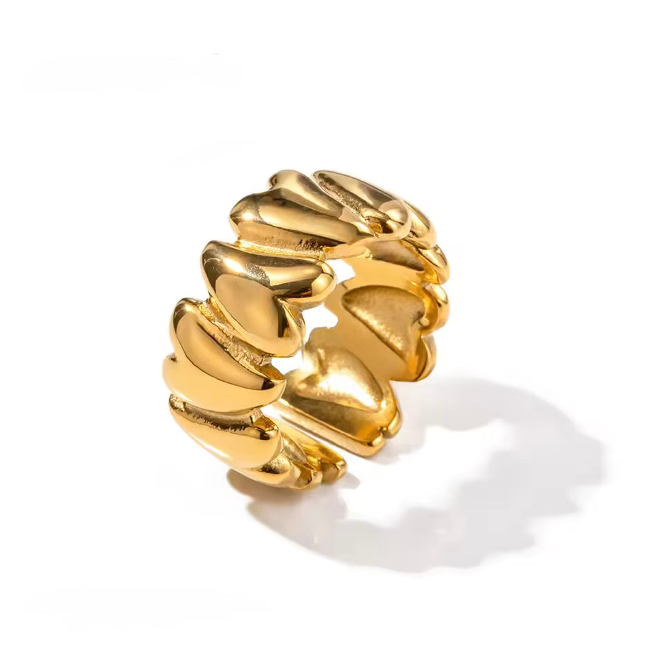 Bold Hearts Ring