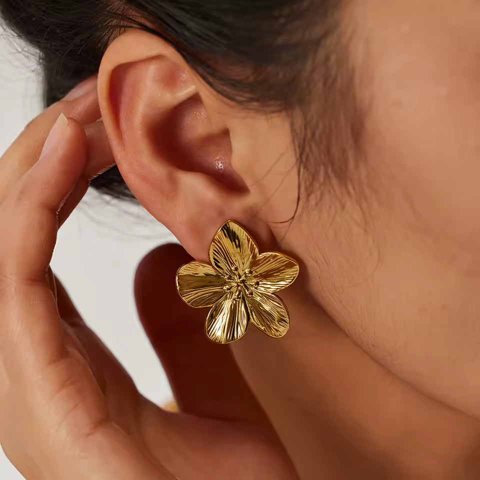 Golden Blossom Earrings