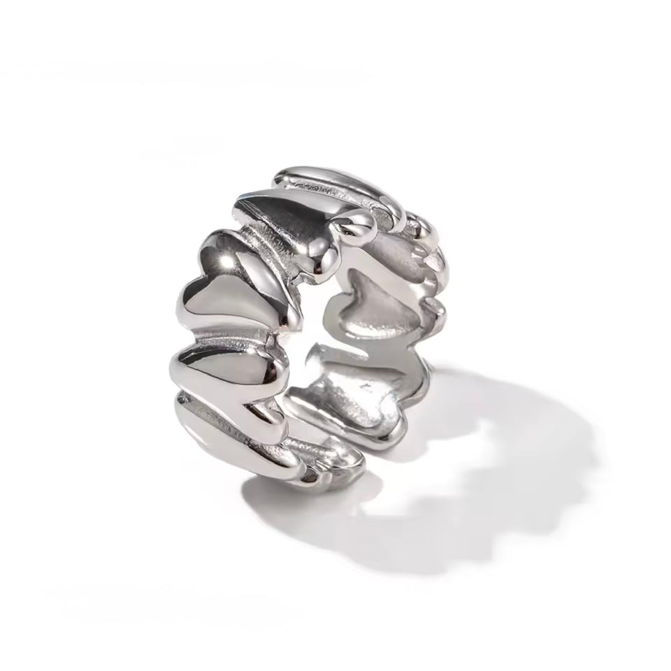 Bold Hearts Ring