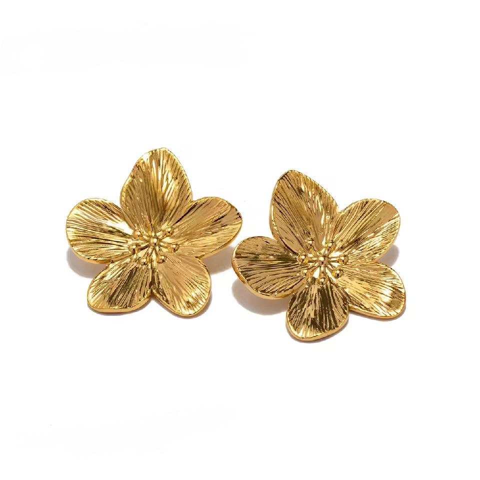 Golden Blossom Earrings