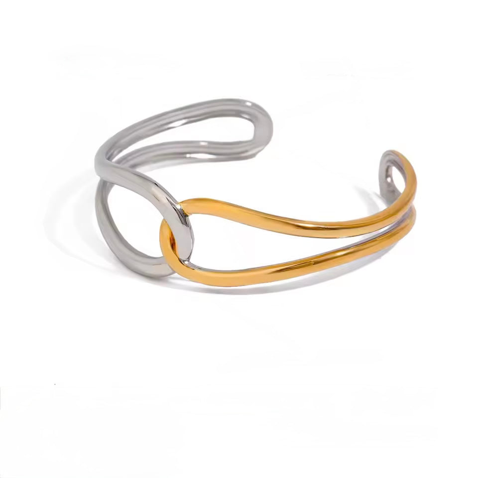 Dual Link Bracelet Bicolor