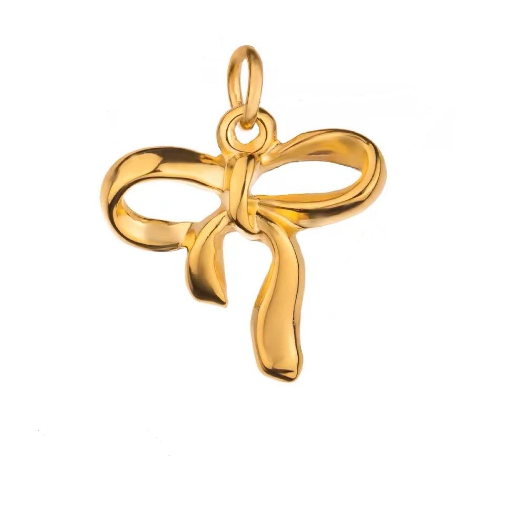 Golden Bow Charm