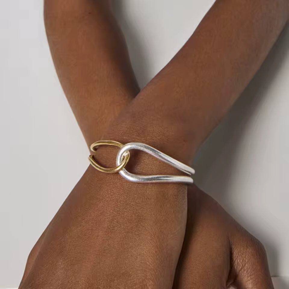 Dual Link Bracelet Bicolor