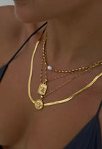 Golden Herringbone Chain