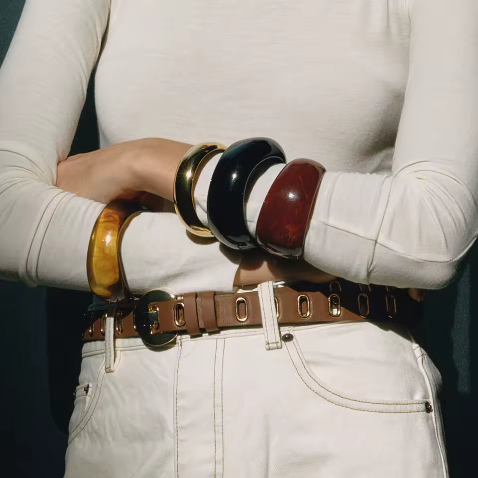 Resin Bracelet Brown