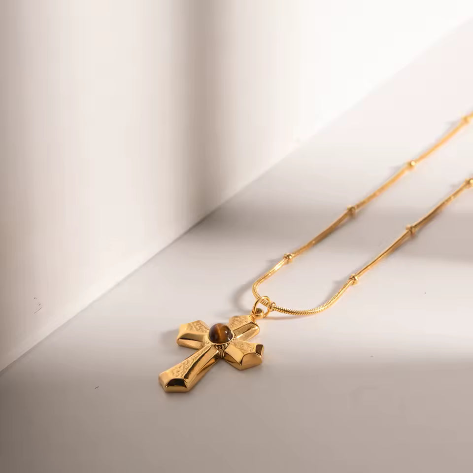 Golden Cross Necklace