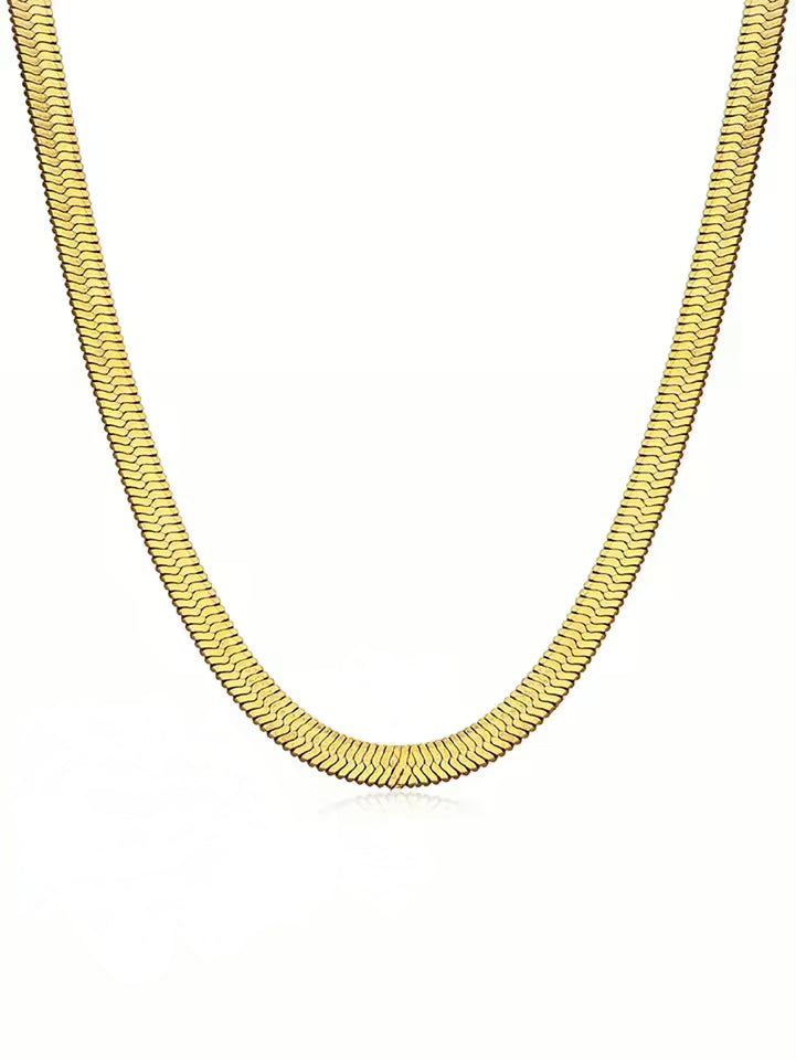 Golden Herringbone Chain