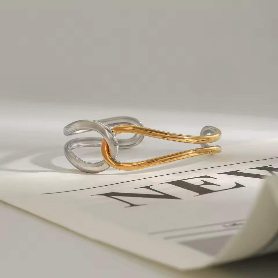 Dual Link Bracelet Bicolor