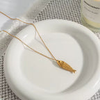Golden Fish Necklace
