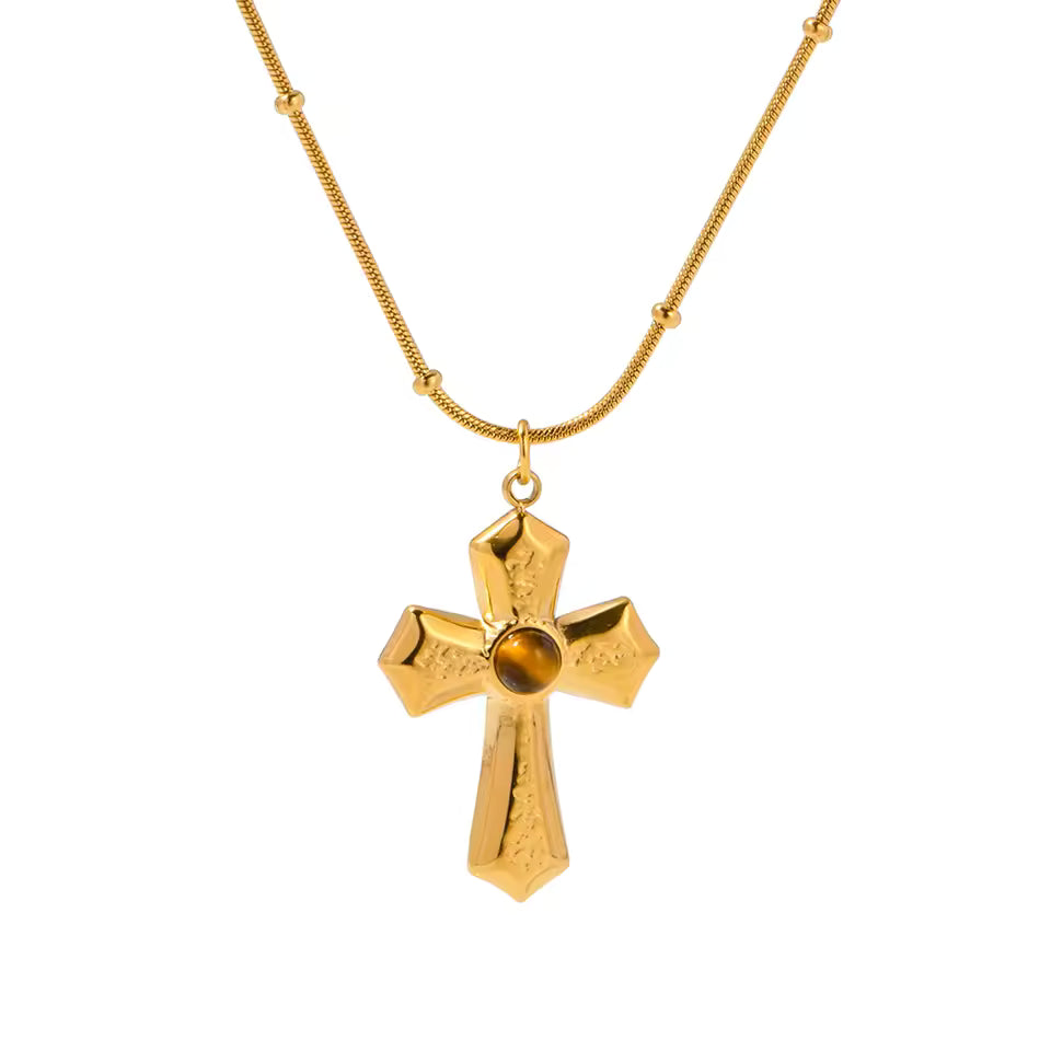 Golden Cross Necklace