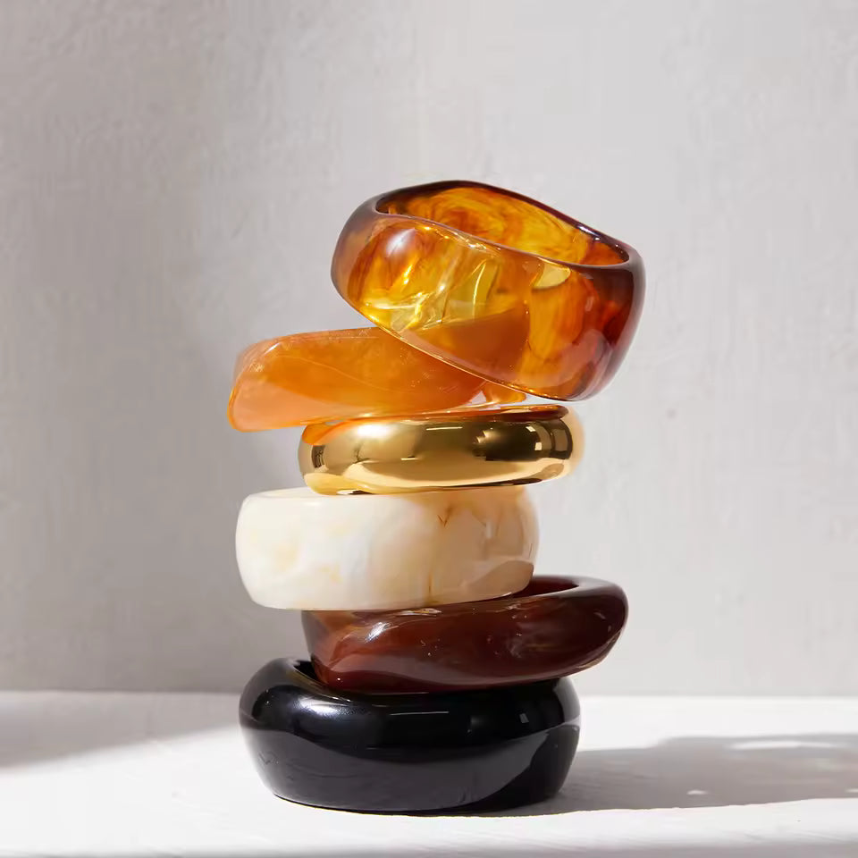 Resin Bracelet White