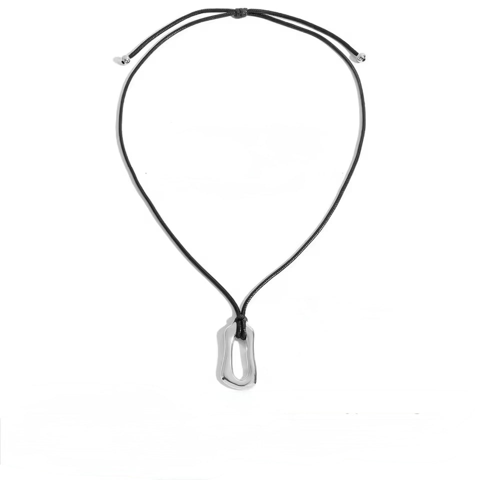 Modern Necklace Silver