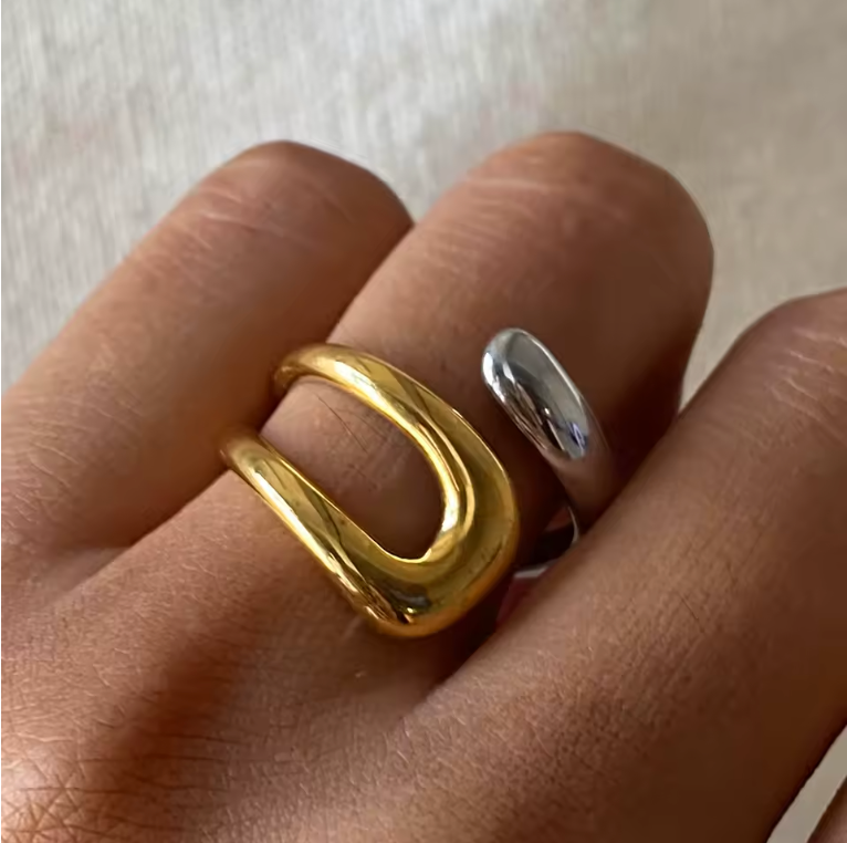 Wave Ring Bicolor