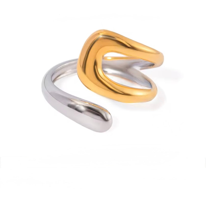 Wave Ring Bicolor